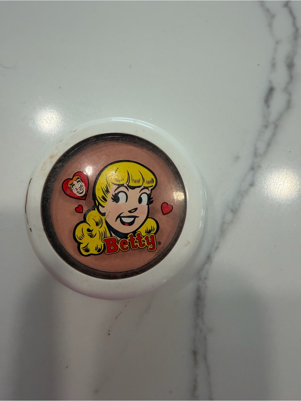 Comic Character Wall Art - Pink and Yellow Pop Art Mac blush used